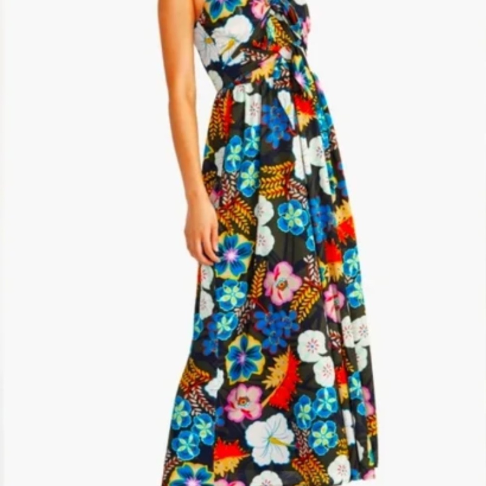 Rachel Roy Magnolia Floral Maxi dress Size Large